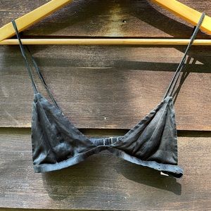 Fleur du Mal Luxe Triangle bralette